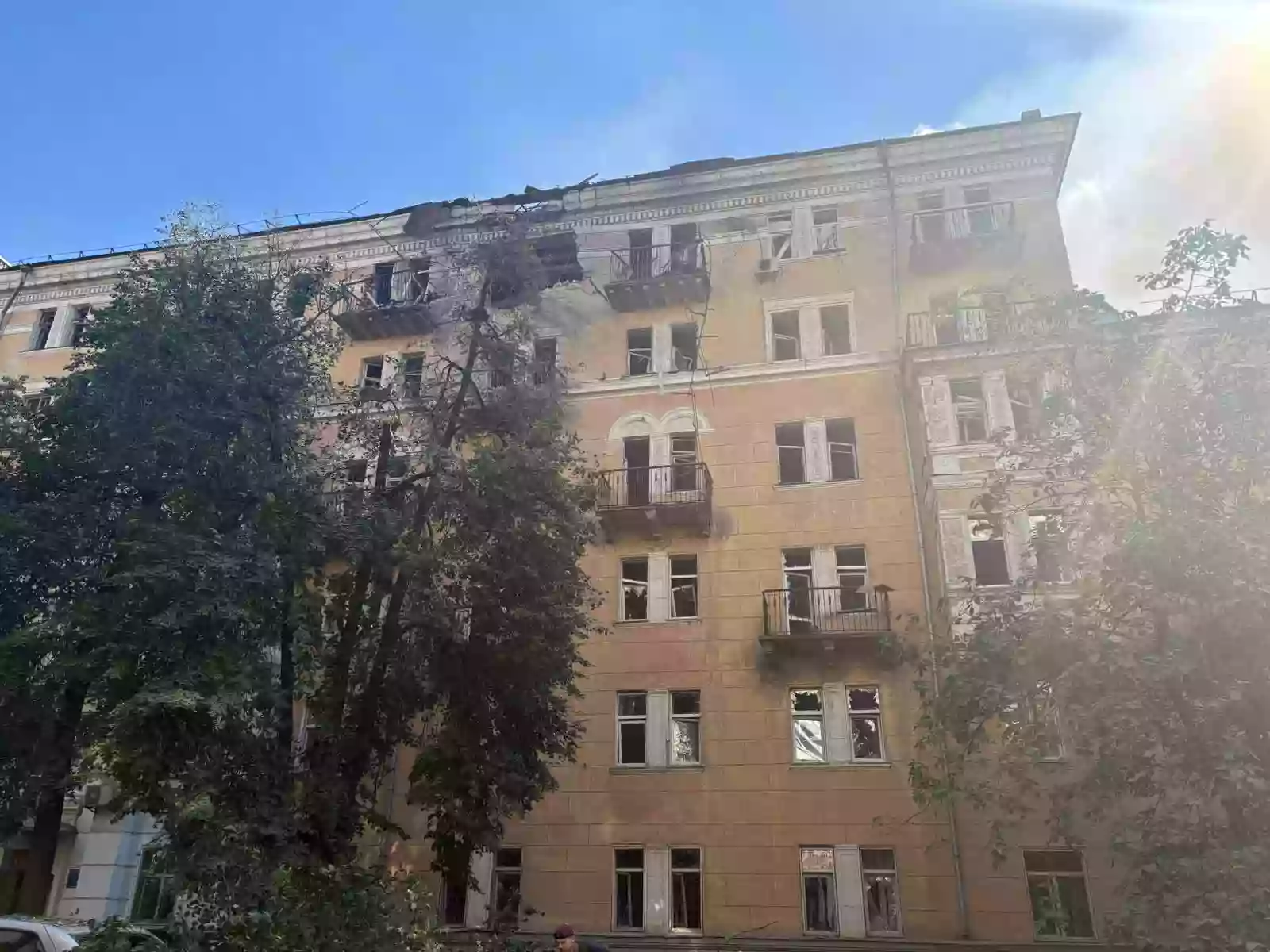 Російський дрон атакував Національний університет харчових технологій у Києві