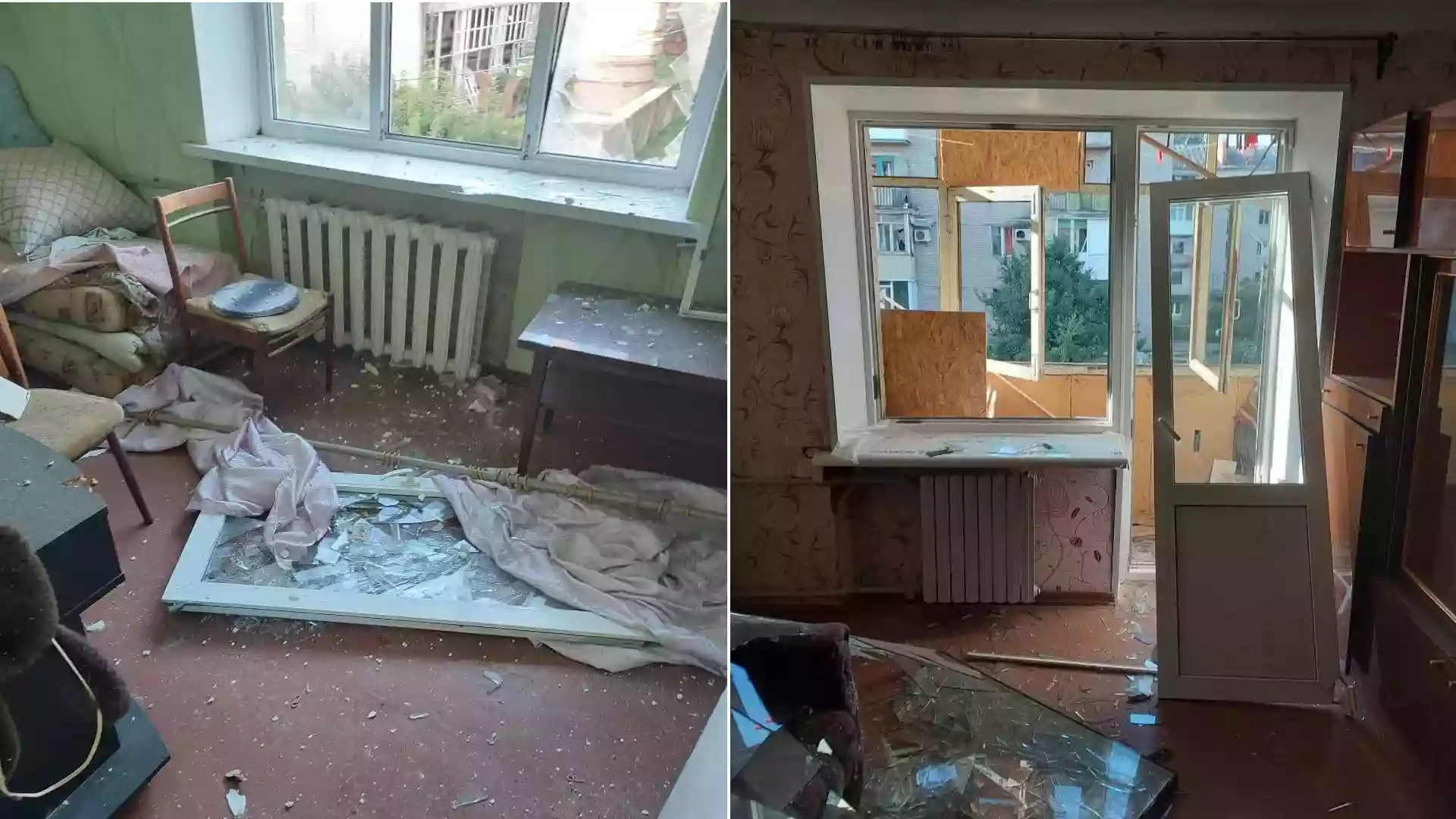 Через російський обстріл пошкоджена квартира журналіста, військового Дмитра Браславського у Слов’янську